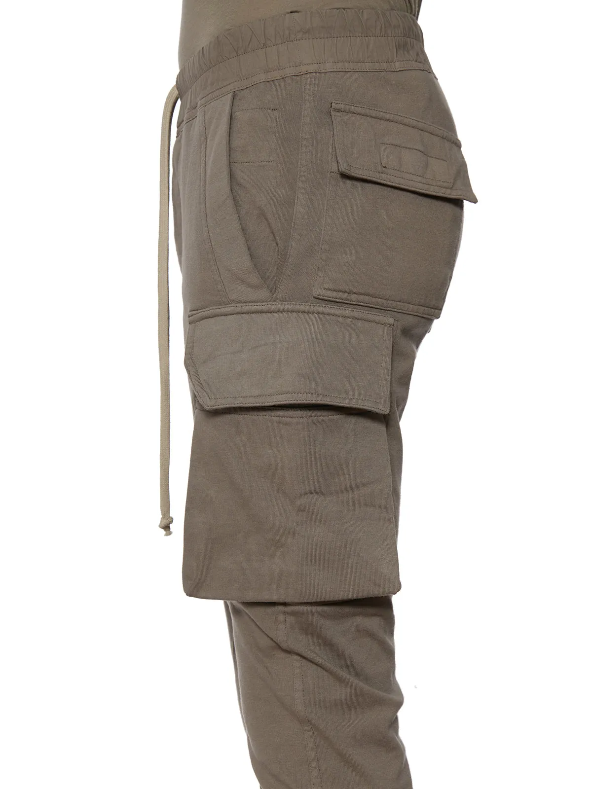 Rick Owens DRKSHDW Mid-Rise Drawstring Cargo Trousers