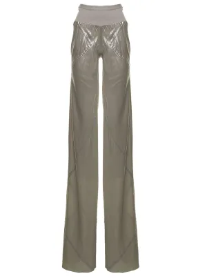 Rick Owens High Waist Straight Leg Pants
