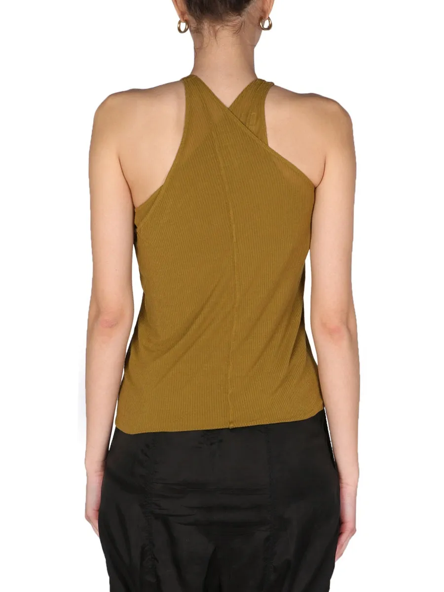 Rick Owens Sleeveless Ribbed-Knit Top