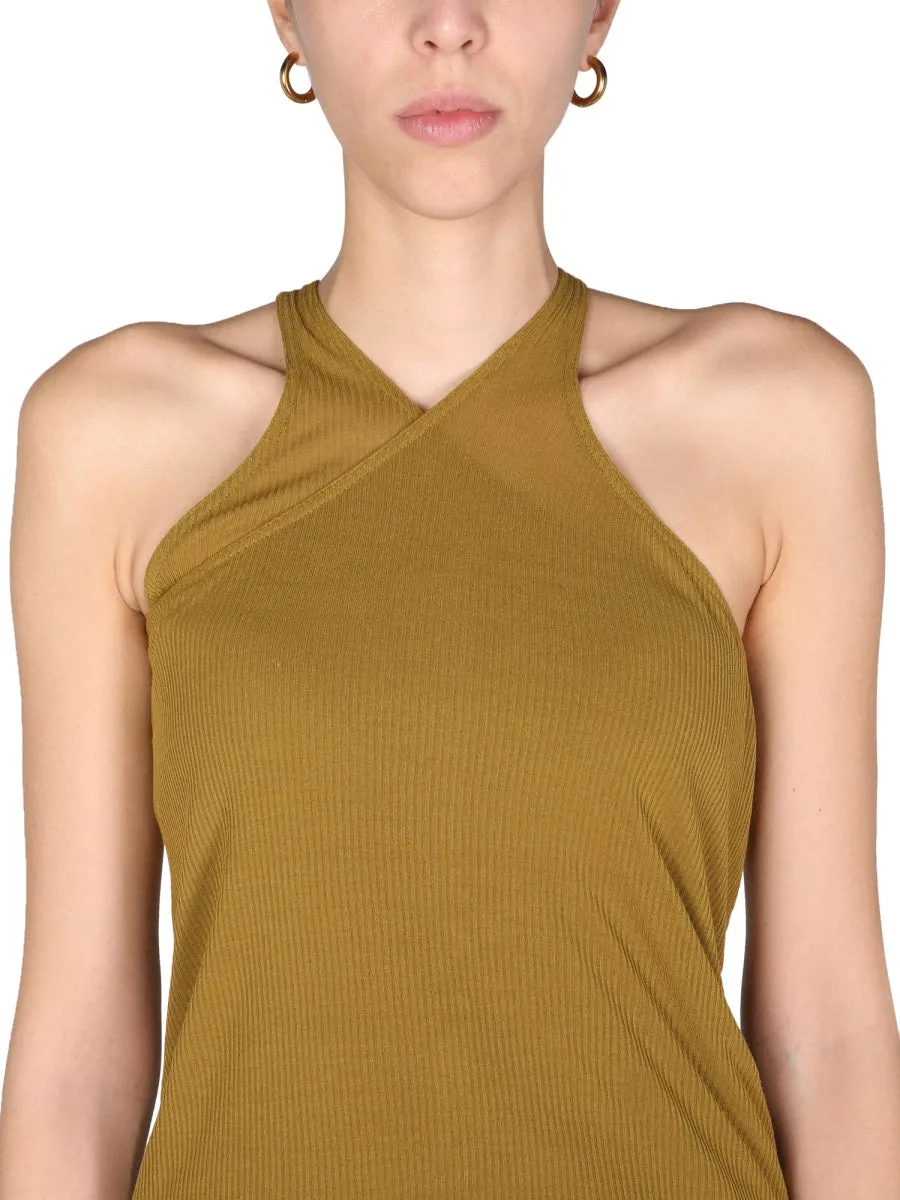 Rick Owens Sleeveless Ribbed-Knit Top