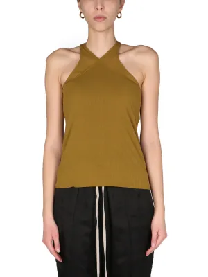Rick Owens Sleeveless Ribbed-Knit Top