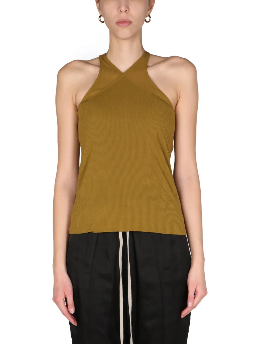Rick Owens Sleeveless Ribbed-Knit Top