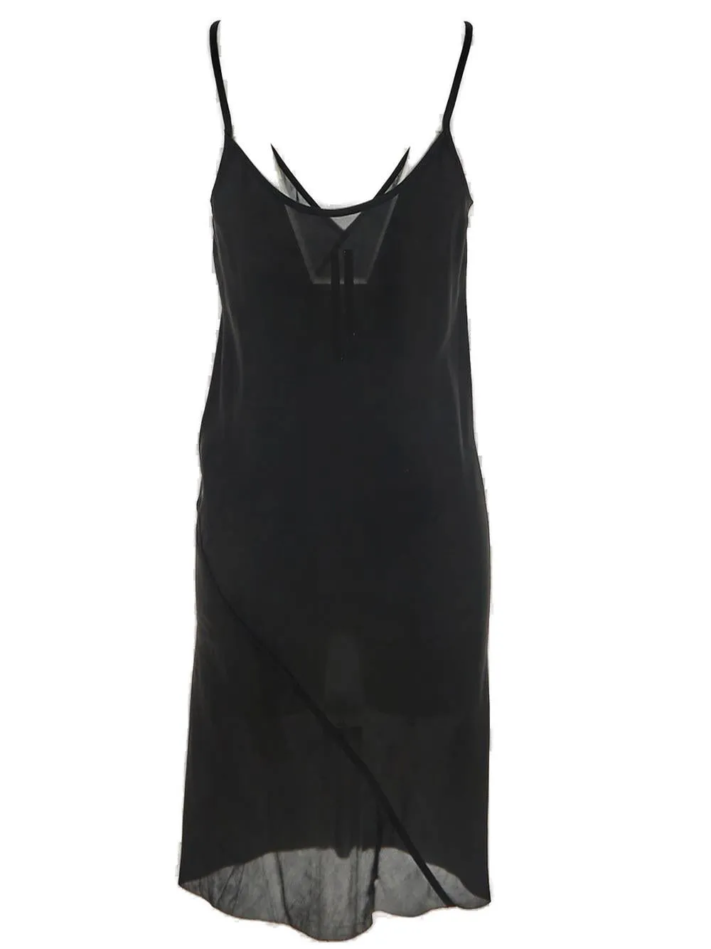 Rick Owens Sleeveless V-Neck Mini Dress