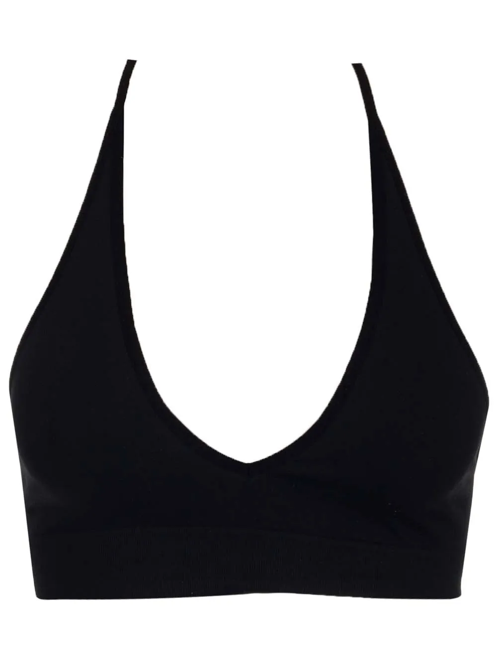 Rick Owens V-Neck Cropped Top