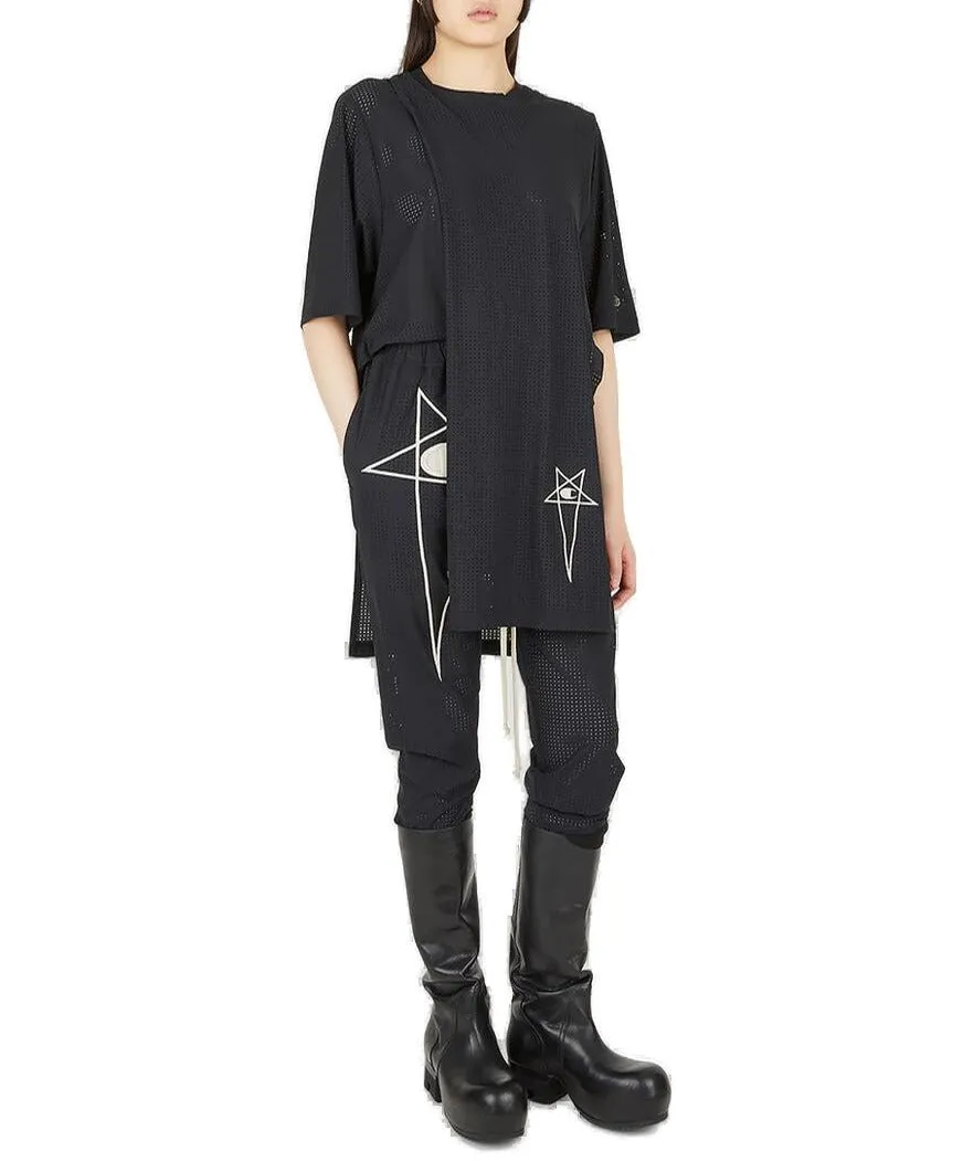 Rick Owens X Champion Logo Embroidered Track Pants