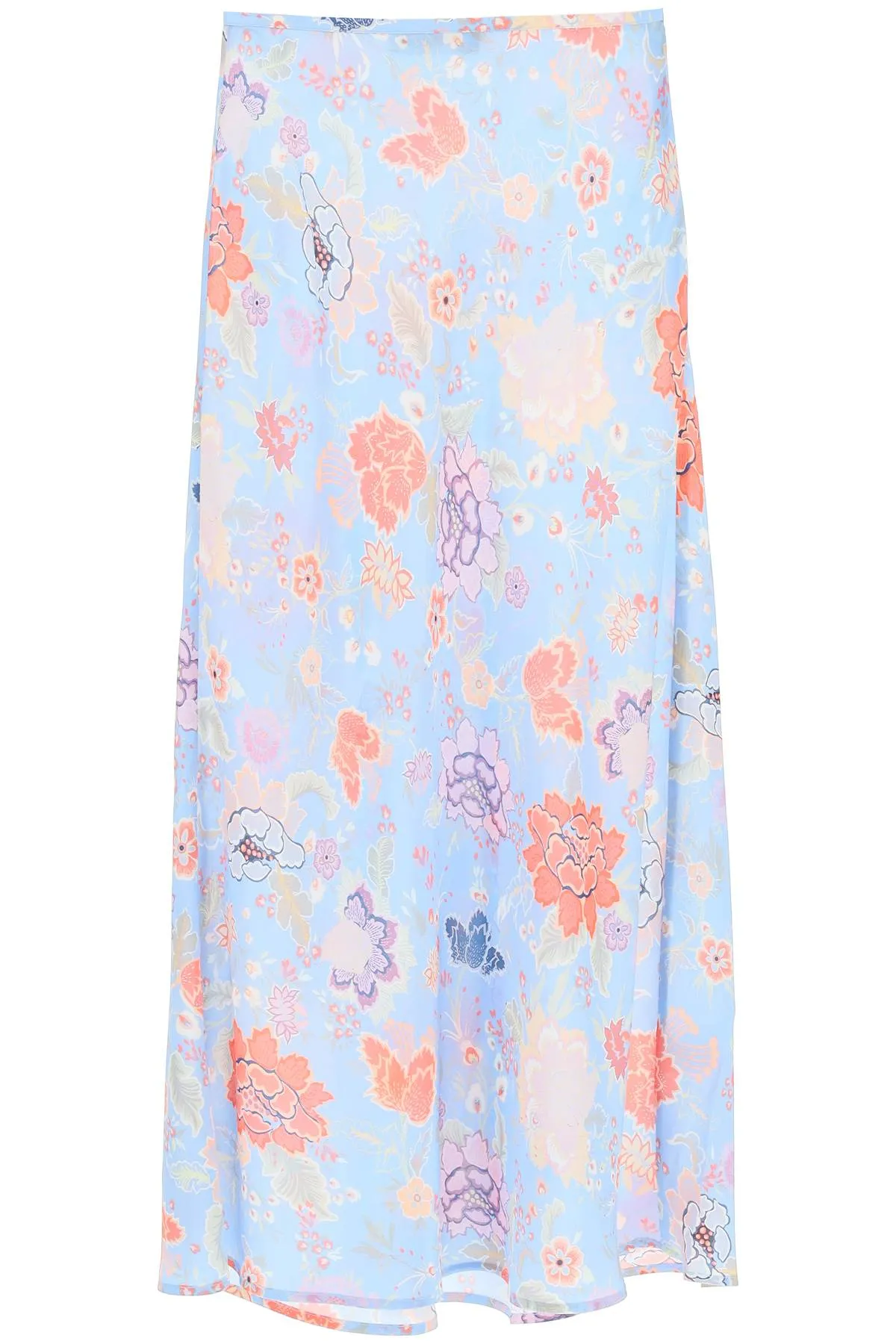 Rixo Kelly Floral Printed Midi Skirt