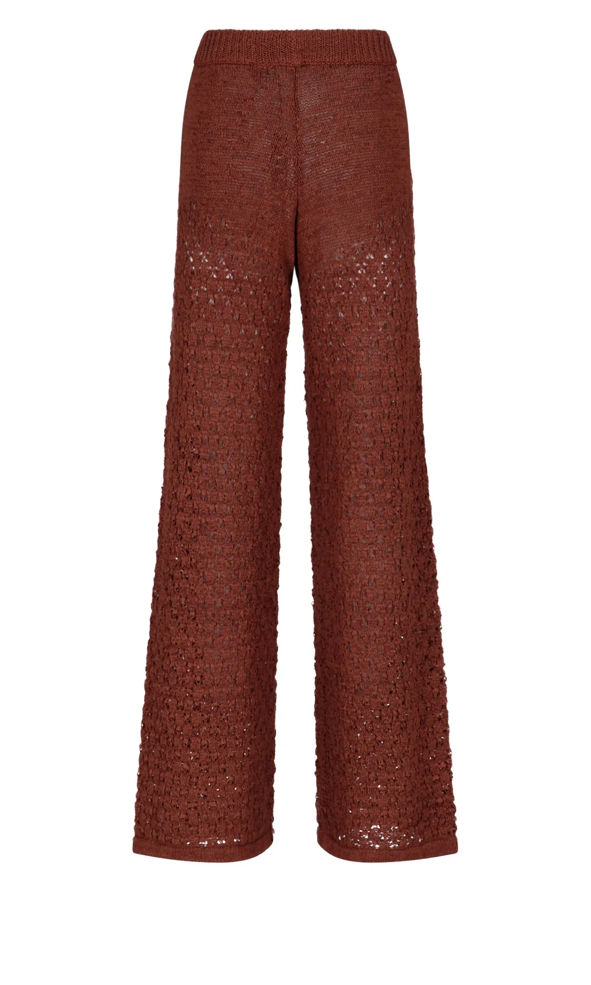 ROTATE Calla Knitted Wide Leg Trousers