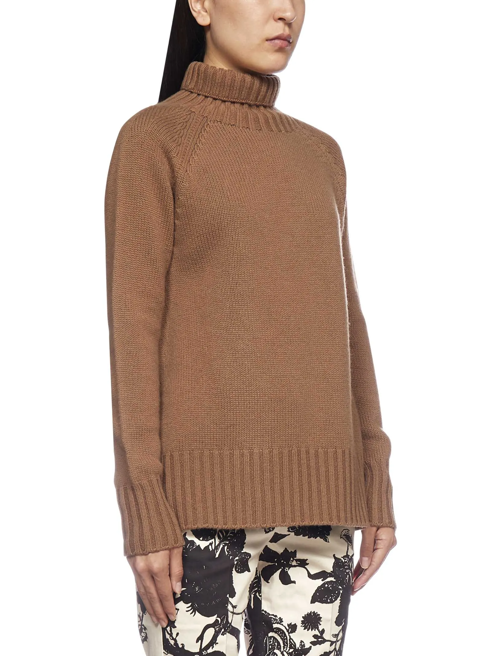 'S Max Mara Turtleneck Knit Jumper