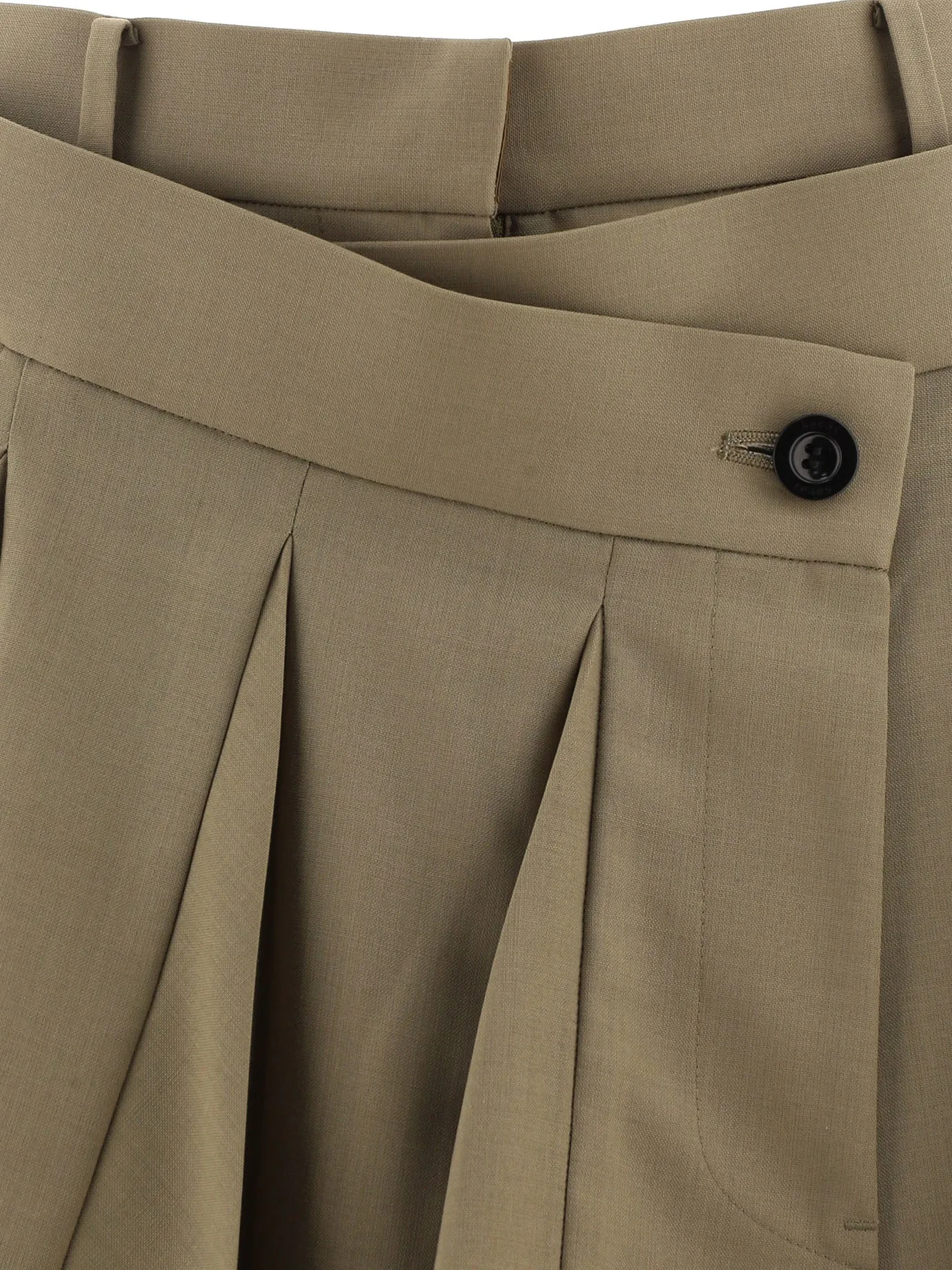Sacai Pleat-Detailed Wrapped Skort