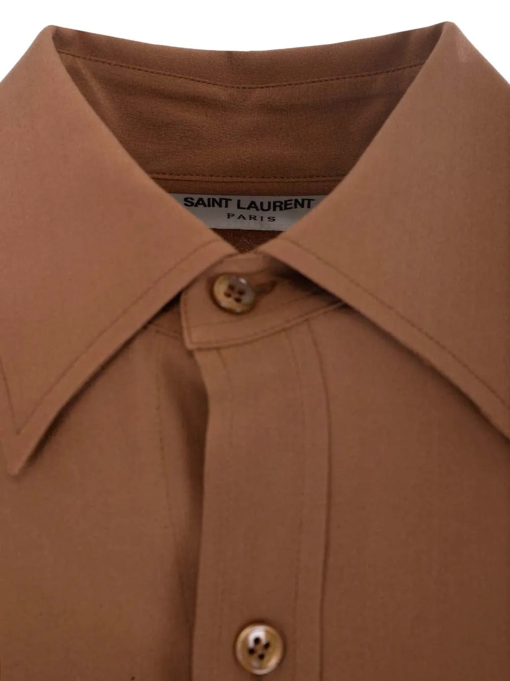 Saint Laurent Crepe De Chine Fitted Shirt