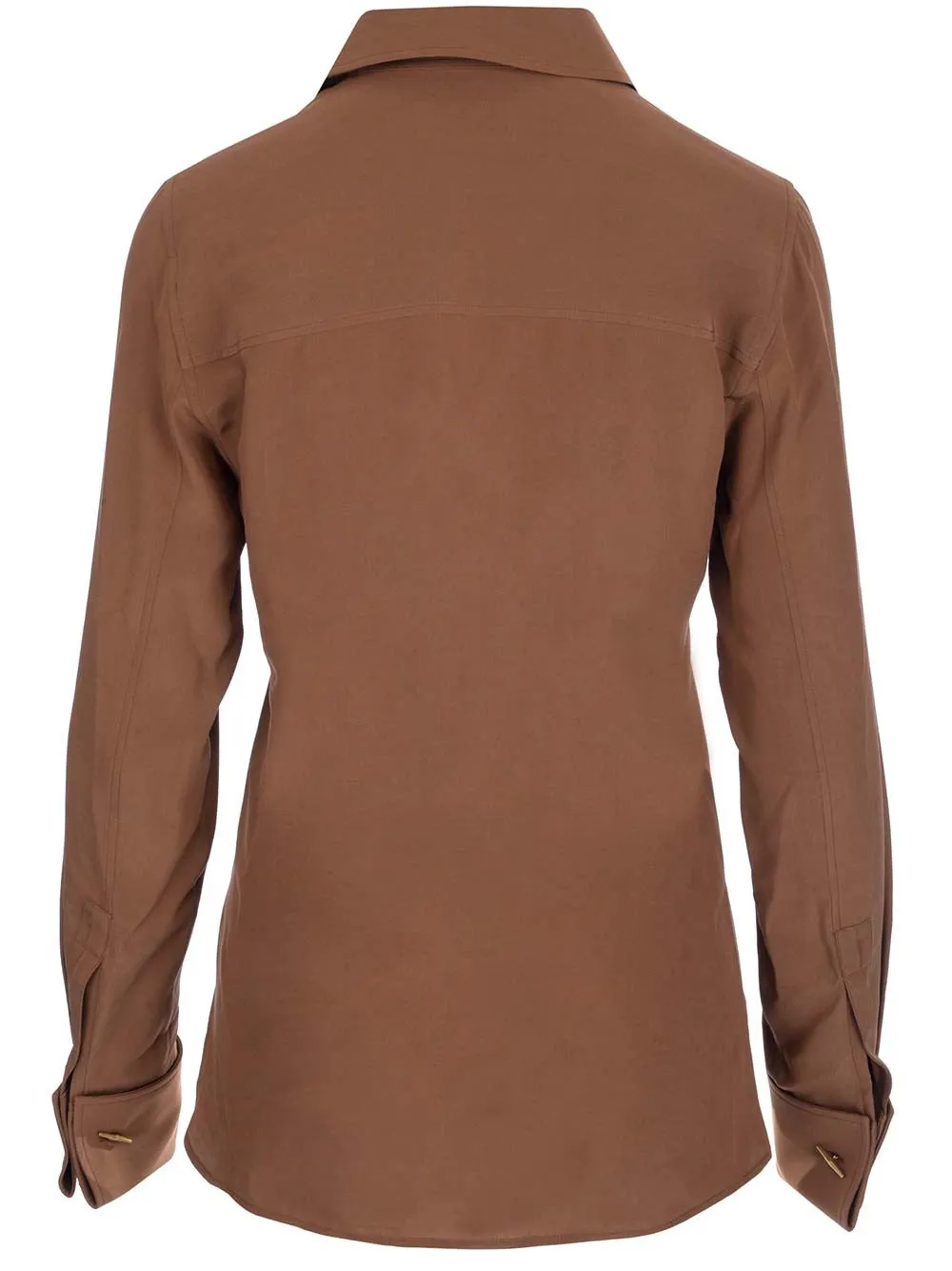 Saint Laurent Crepe De Chine Fitted Shirt