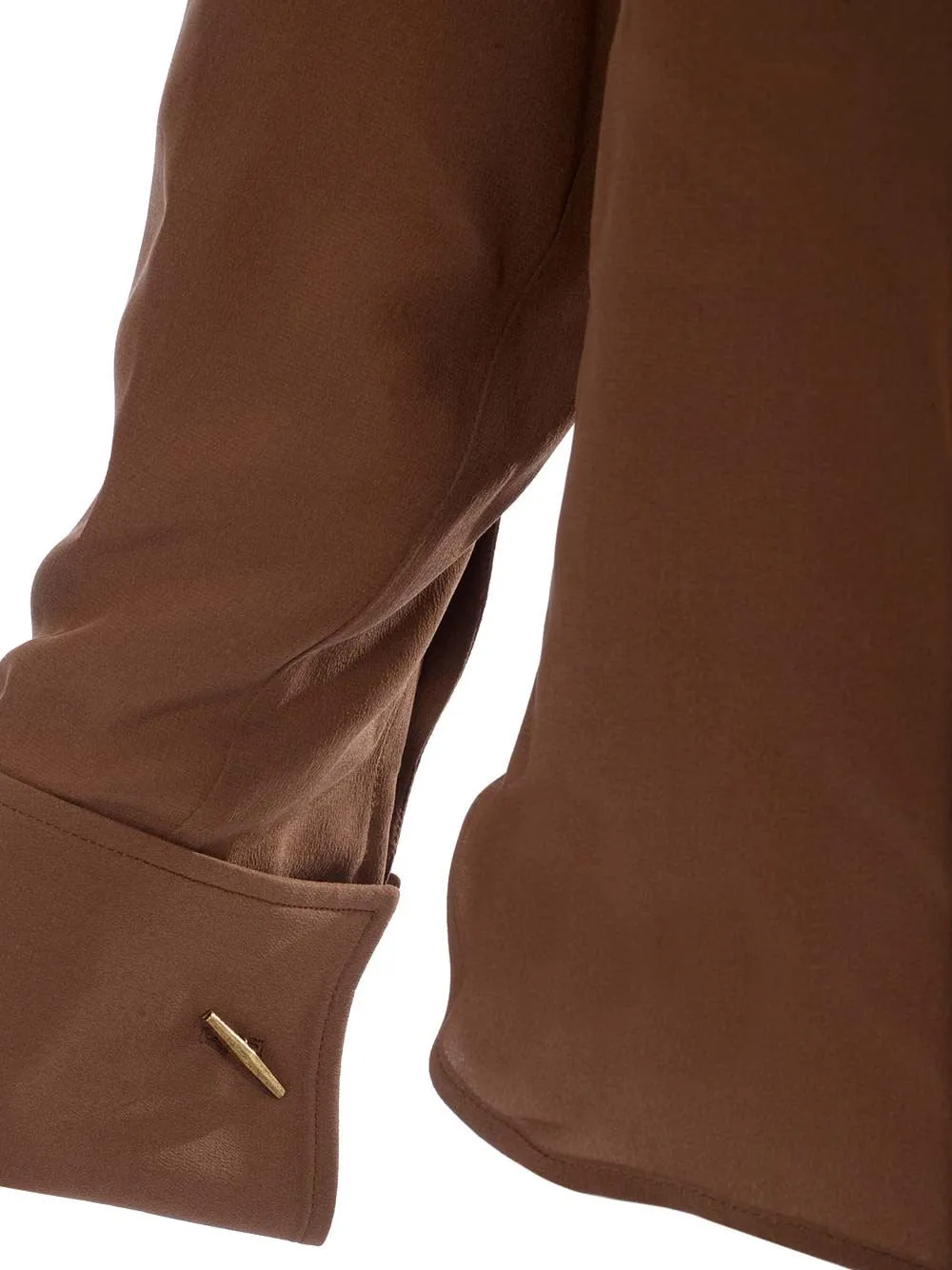 Saint Laurent Crepe De Chine Fitted Shirt