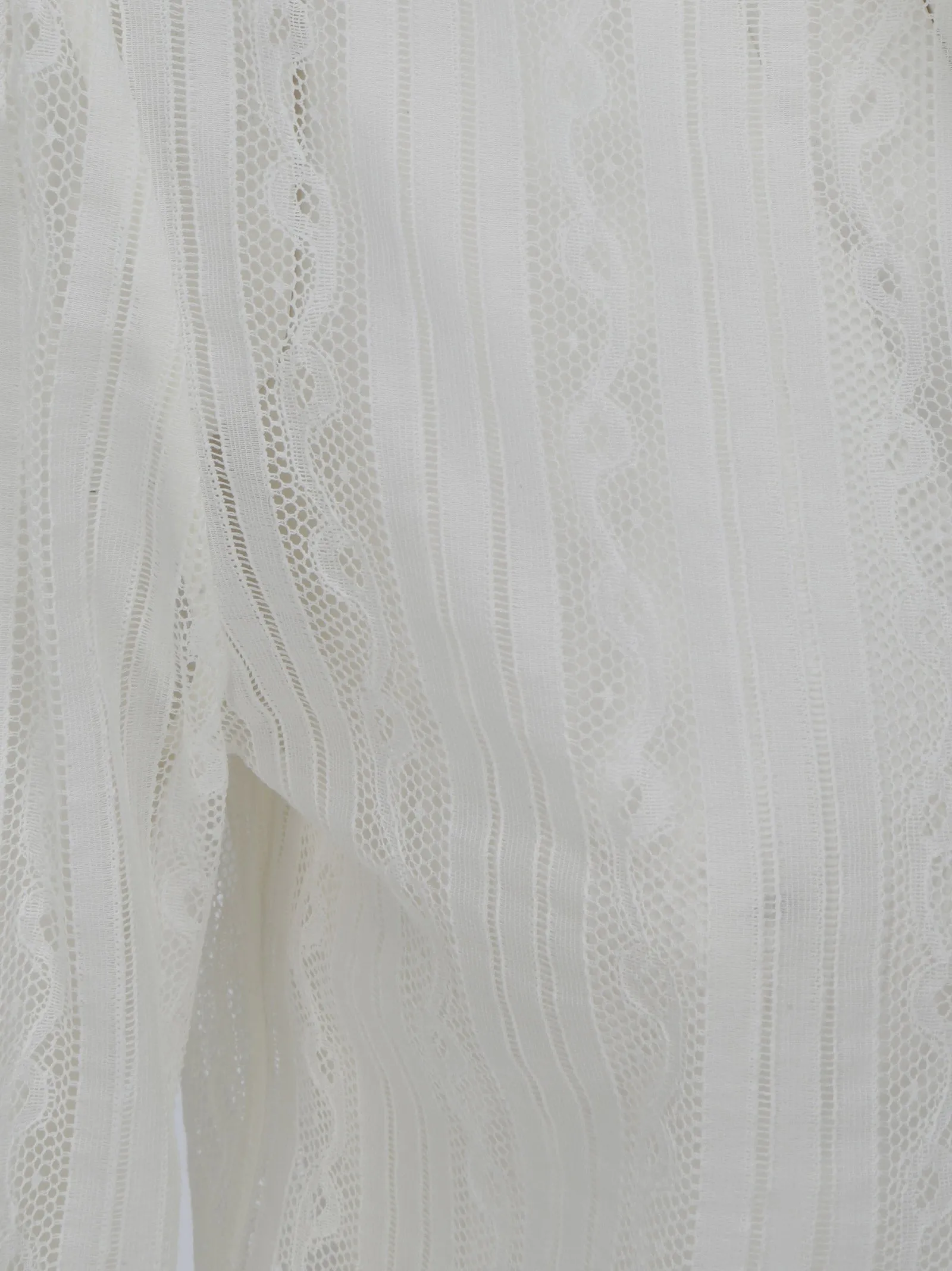 Saint Laurent Frilled Neck Long-Sleeved Shirt