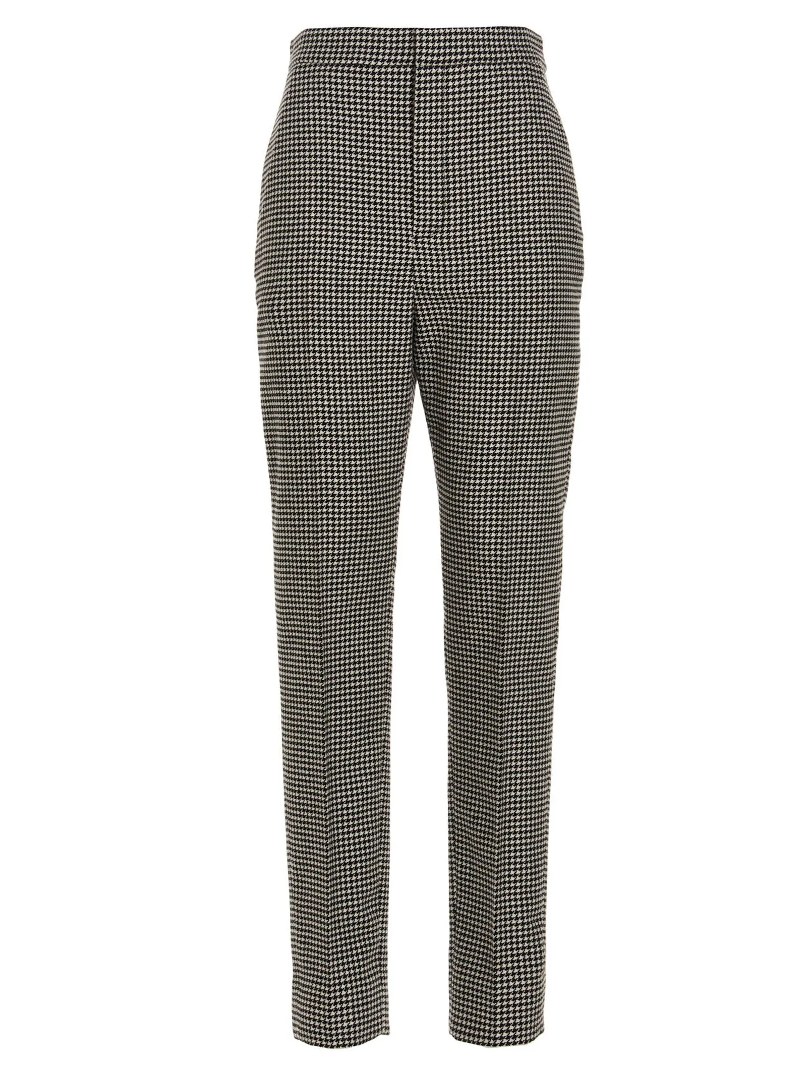 Saint Laurent Houndstooth High-Rise Pants