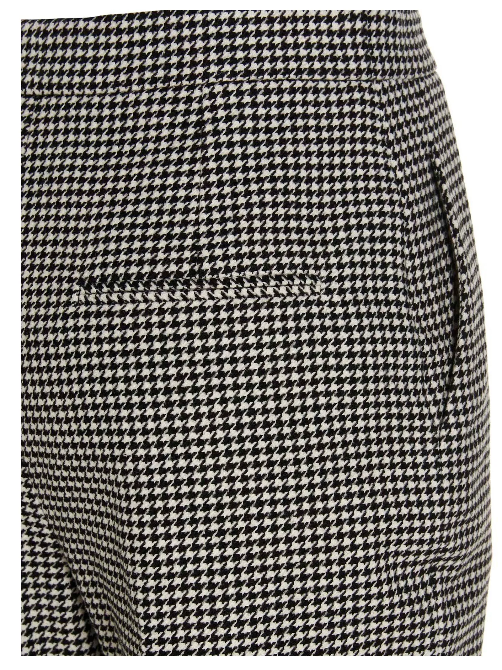Saint Laurent Houndstooth High-Rise Pants