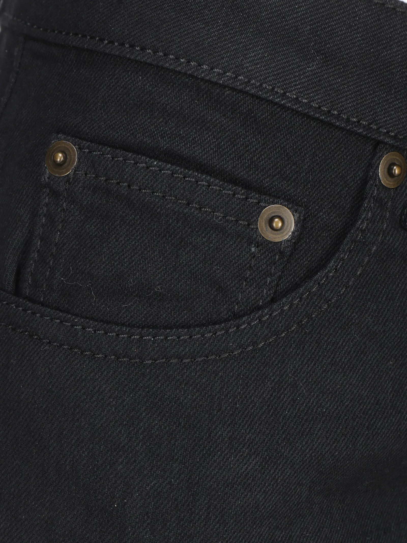 Saint Laurent Knee-Length Denim Cycling Shorts