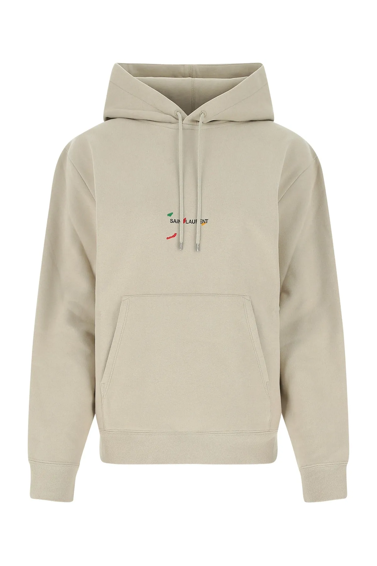 Saint Laurent Logo Print Hoodie
