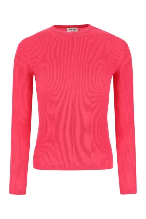 Saint Laurent Ribbed Knit Jumper