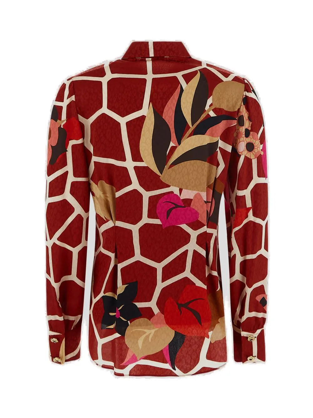 Salvatore Ferragamo Floral Printed Buttoned Shirt