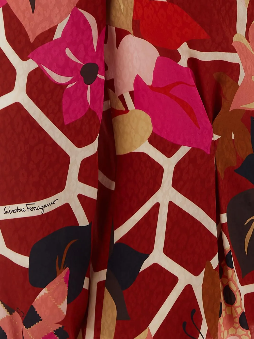 Salvatore Ferragamo Floral Printed Buttoned Shirt
