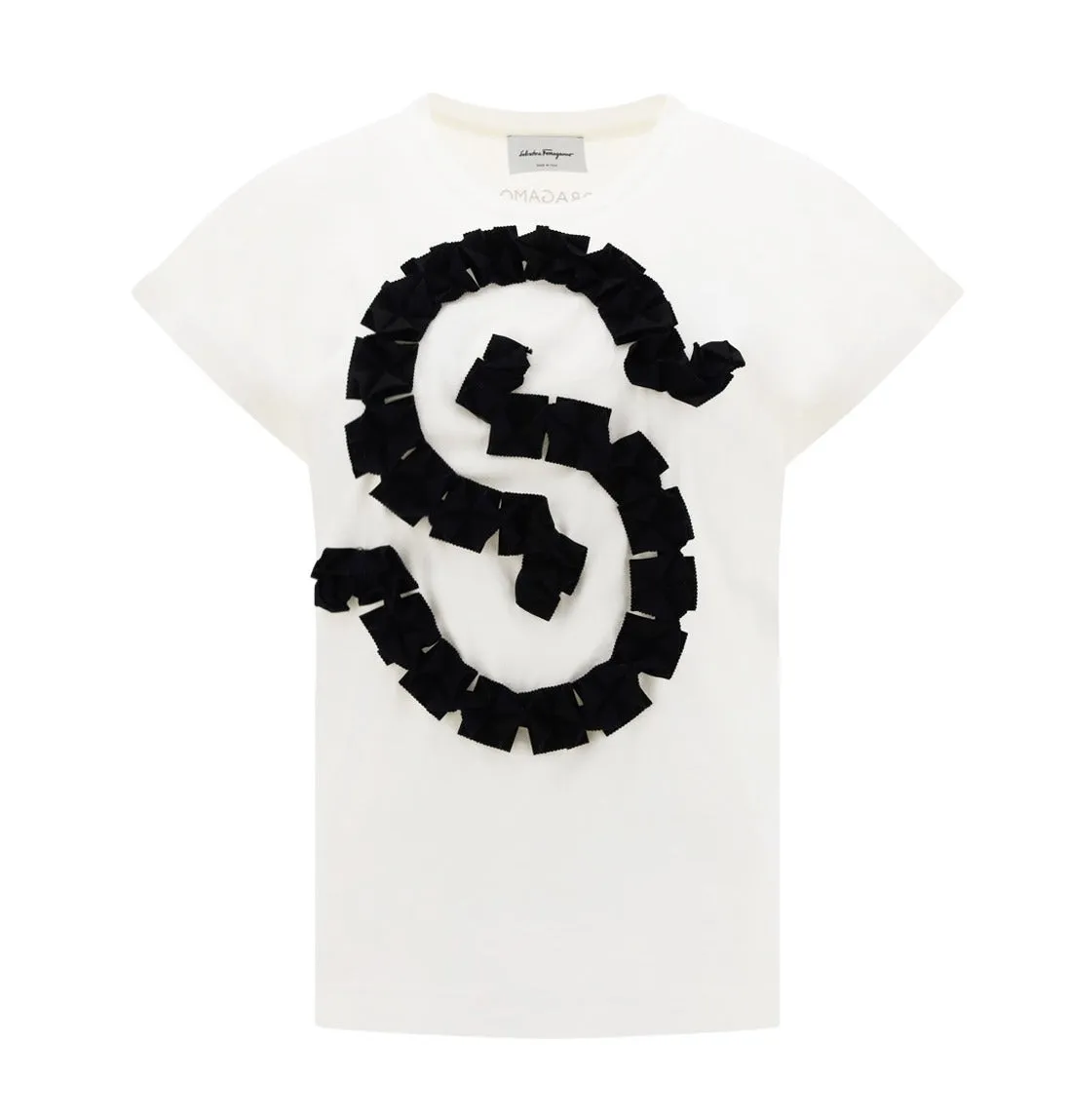 Salvatore Ferragamo S-Logo Detailed Crewneck T-Shirt