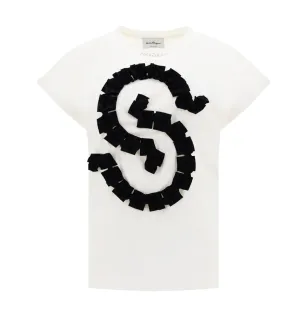 Salvatore Ferragamo S-Logo Detailed Crewneck T-Shirt