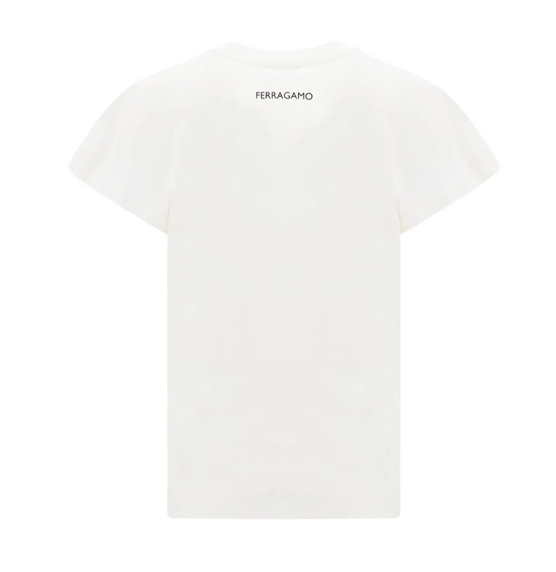 Salvatore Ferragamo S-Logo Detailed Crewneck T-Shirt