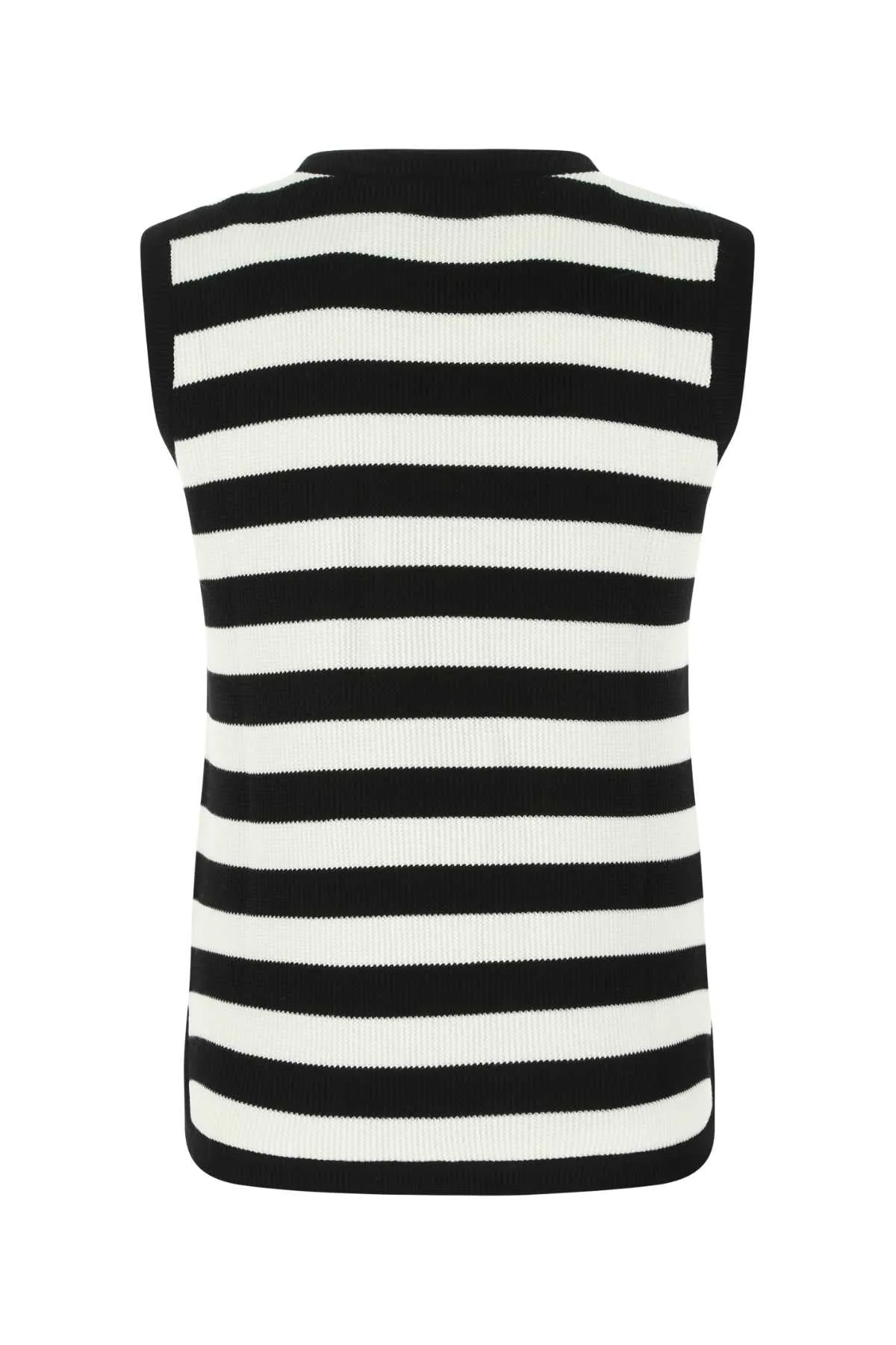 Salvatore Ferragamo Striped Knit Vest