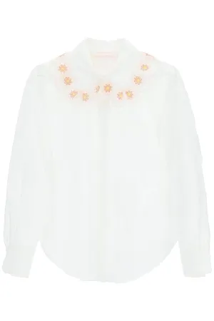 See By Chlo Broderie Detailed Buttoned Shirt
