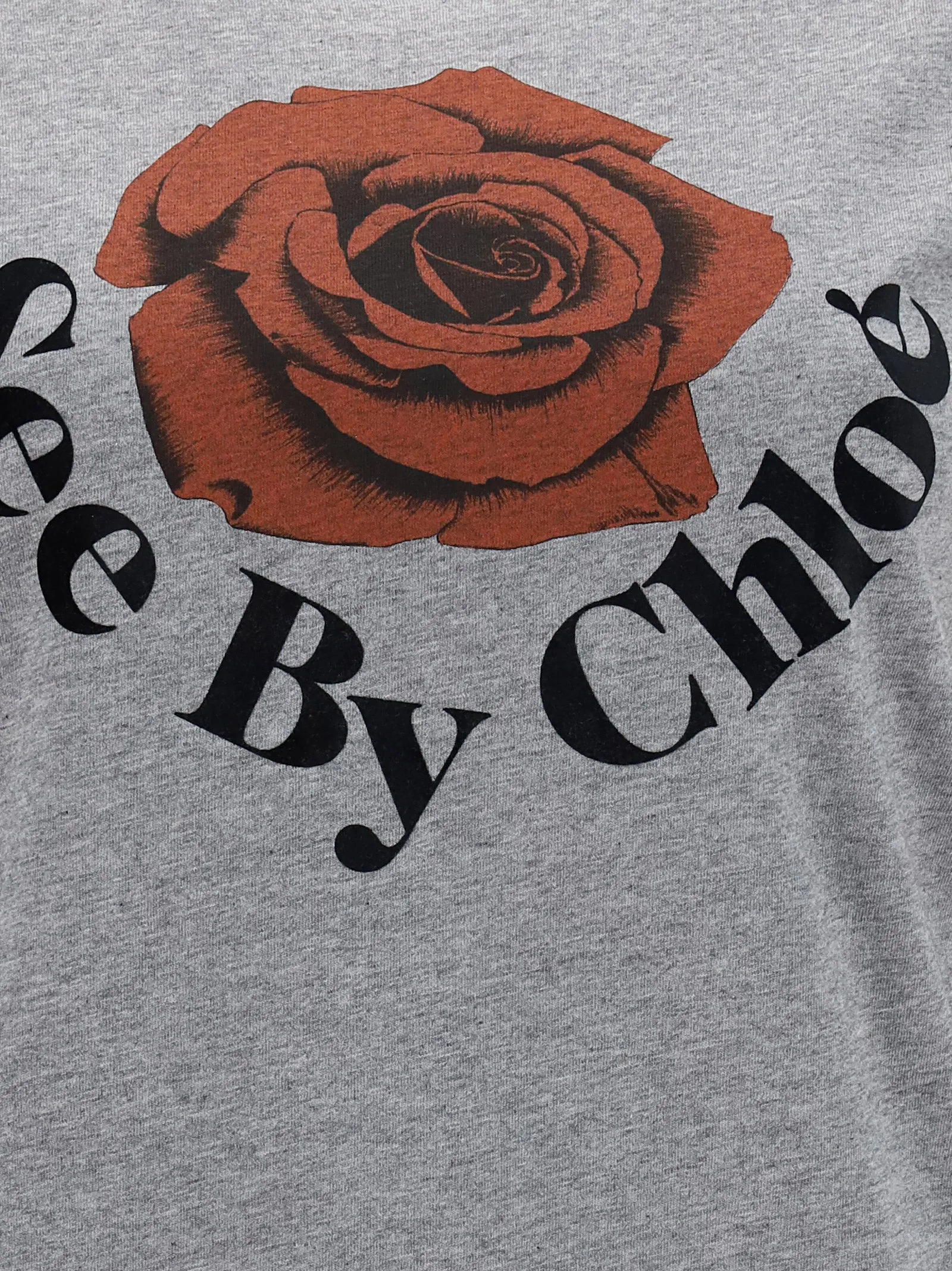 See By Chlo Logo-Printed Crewneck T-Shirt