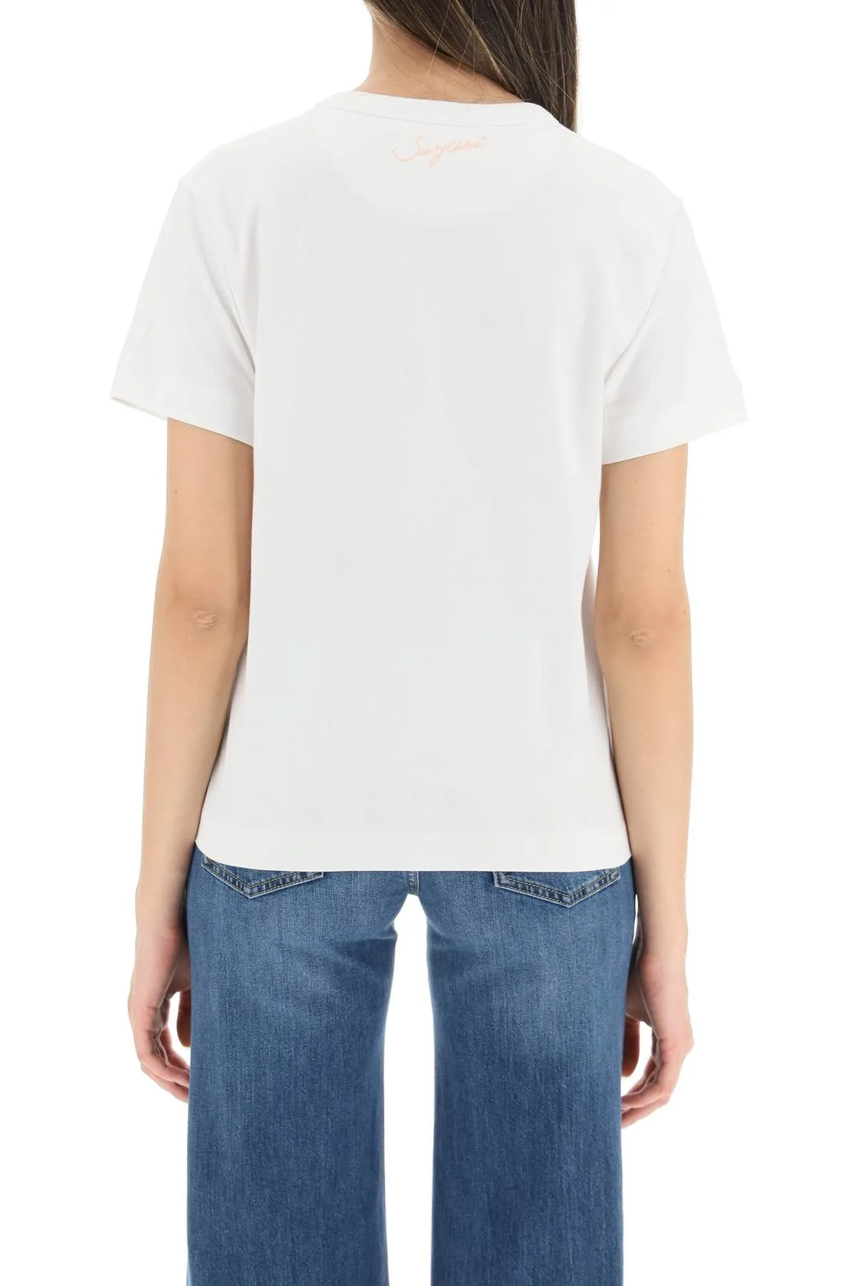 See By Chlo Logo Printed Crewneck T-Shirt