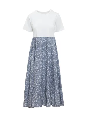 See By Chlo Panelled Midi T-Shirt Dress
