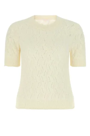 See By Chlo Short Sleeved Crewneck Sweater
