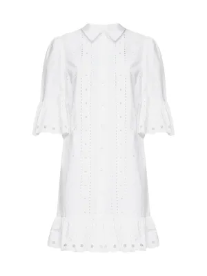 See By Chlo Short Sleeved Shirt Dress