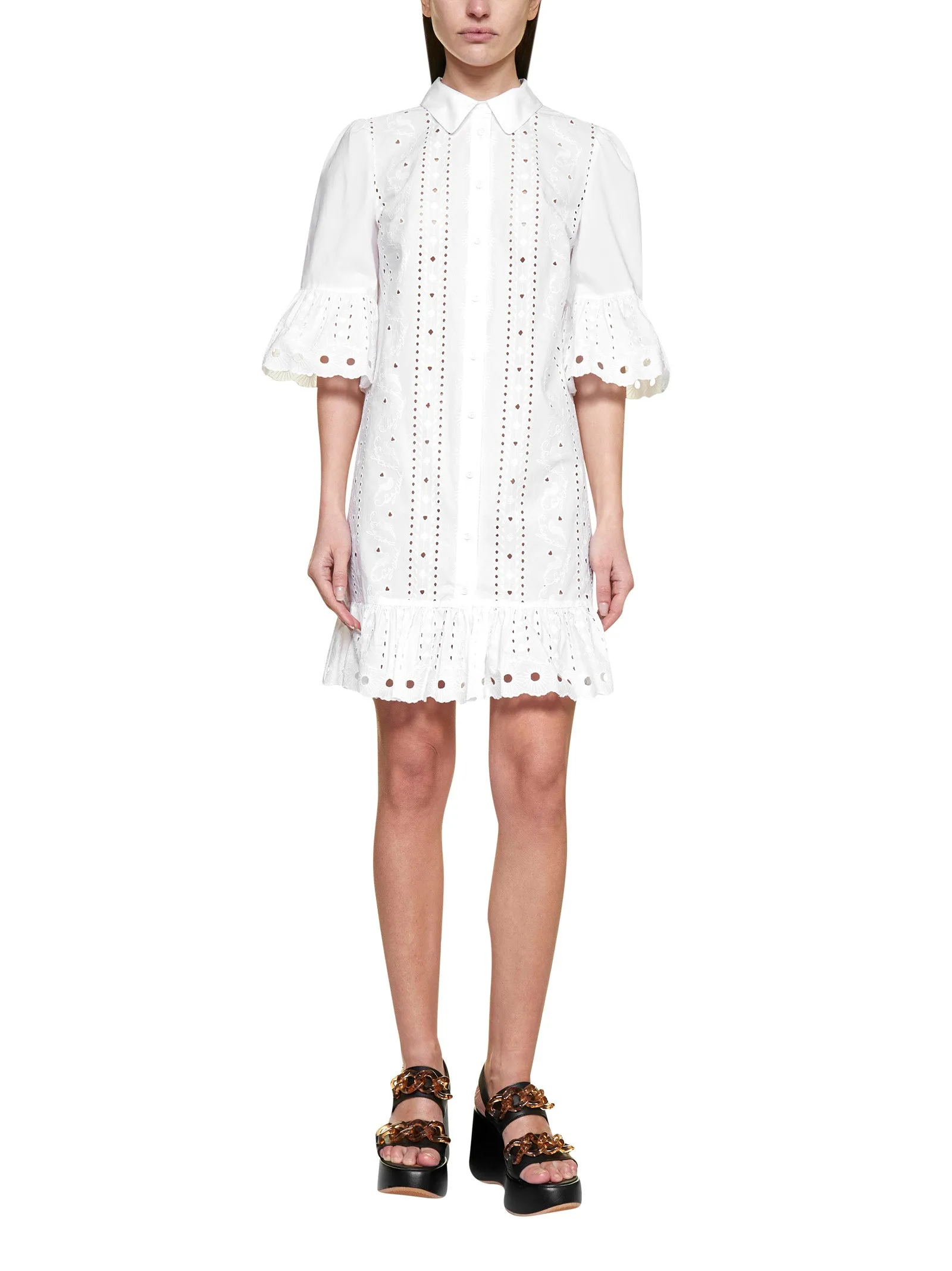 See By Chlo Short Sleeved Shirt Dress