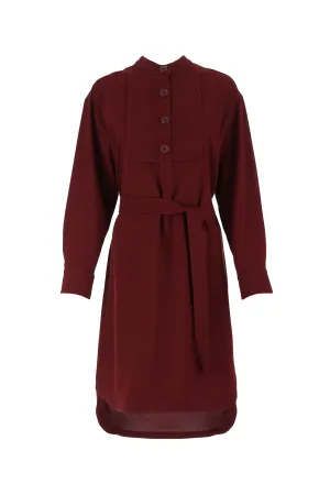 See By Chlo Tie-Waist Mini Shirt Dress