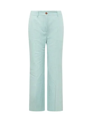 See By Chlo Tweed Bootcut High Waist Pants