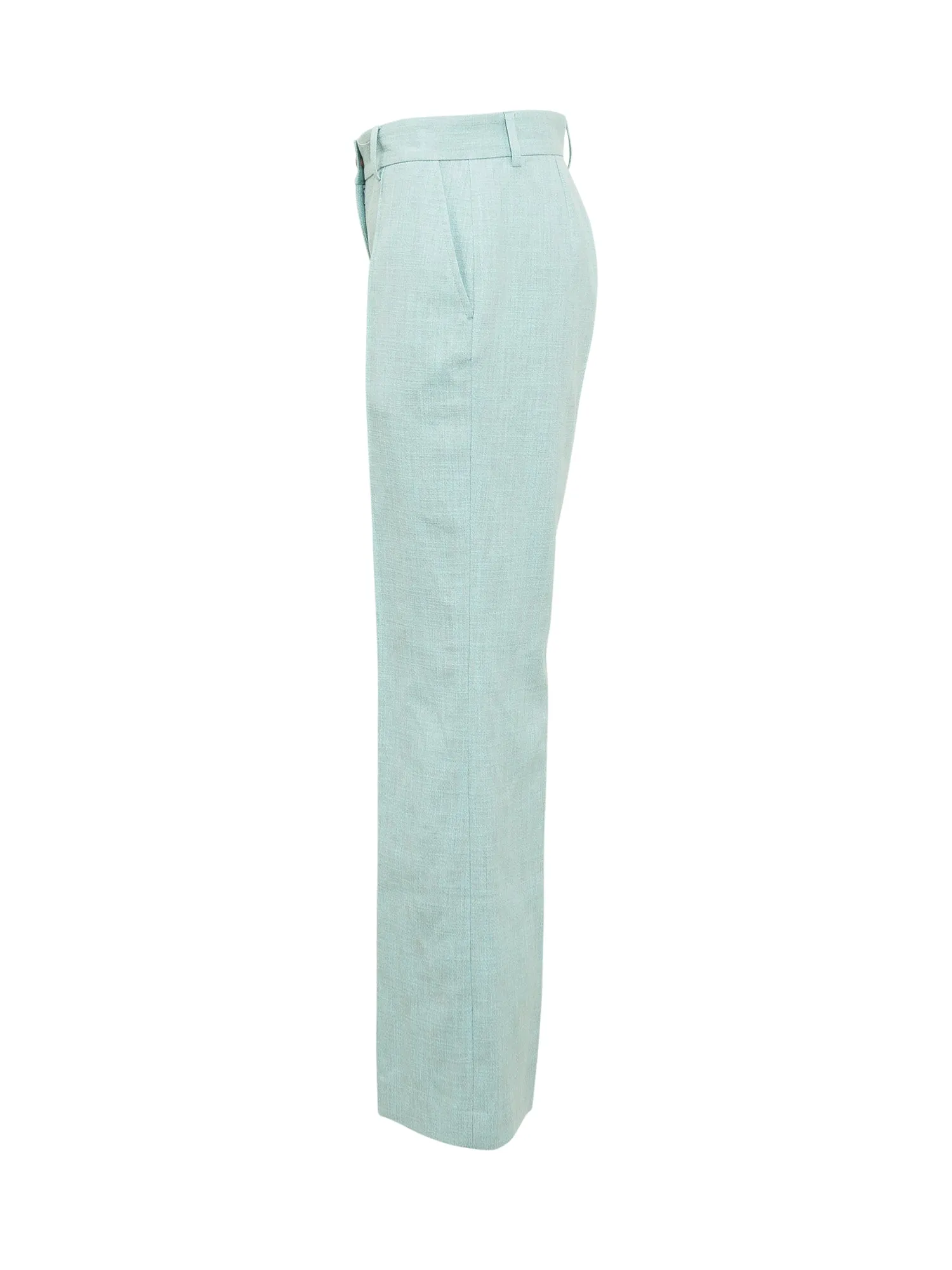 See By Chlo Tweed Bootcut High Waist Pants