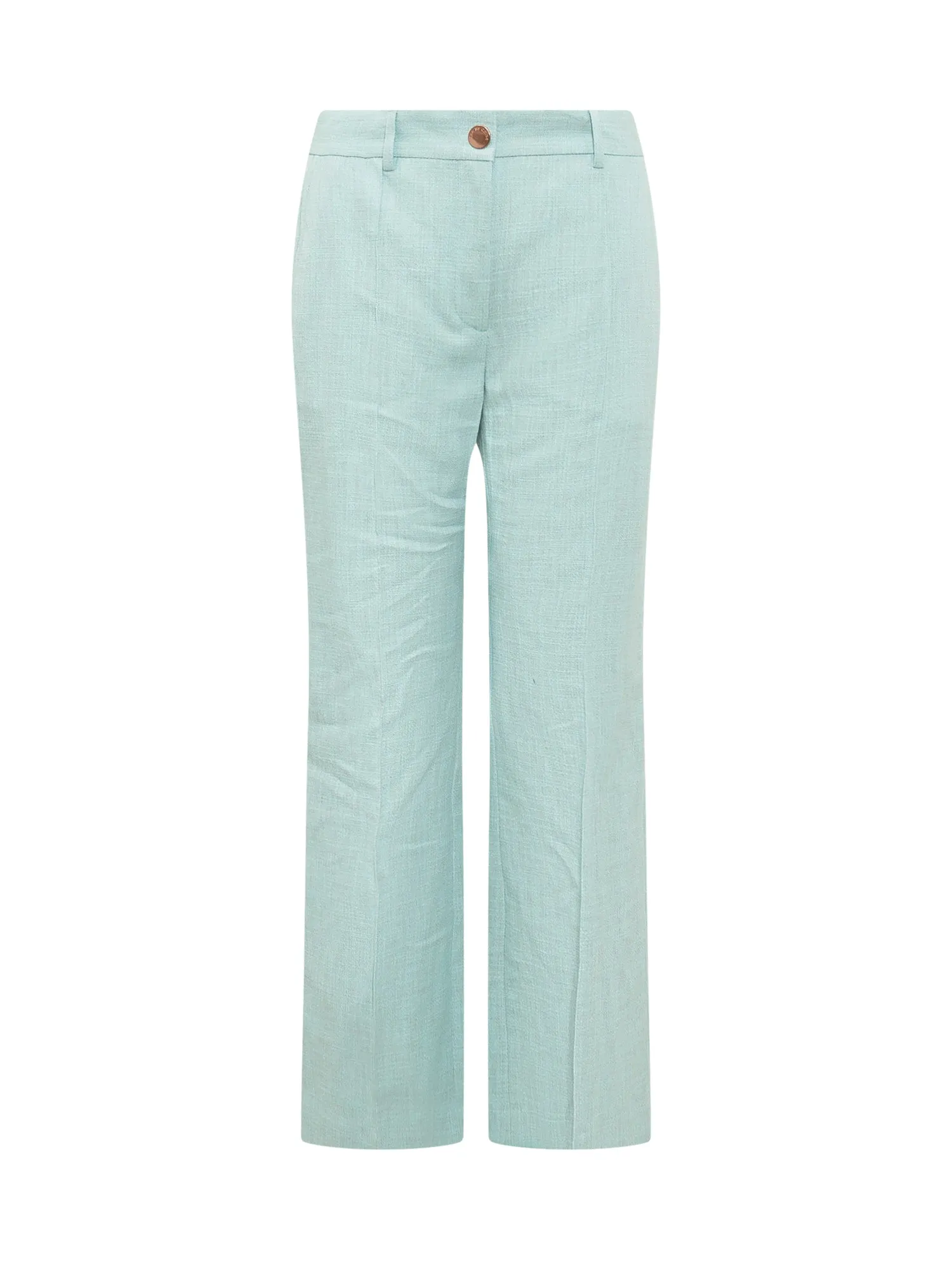 See By Chlo Tweed Bootcut High Waist Pants