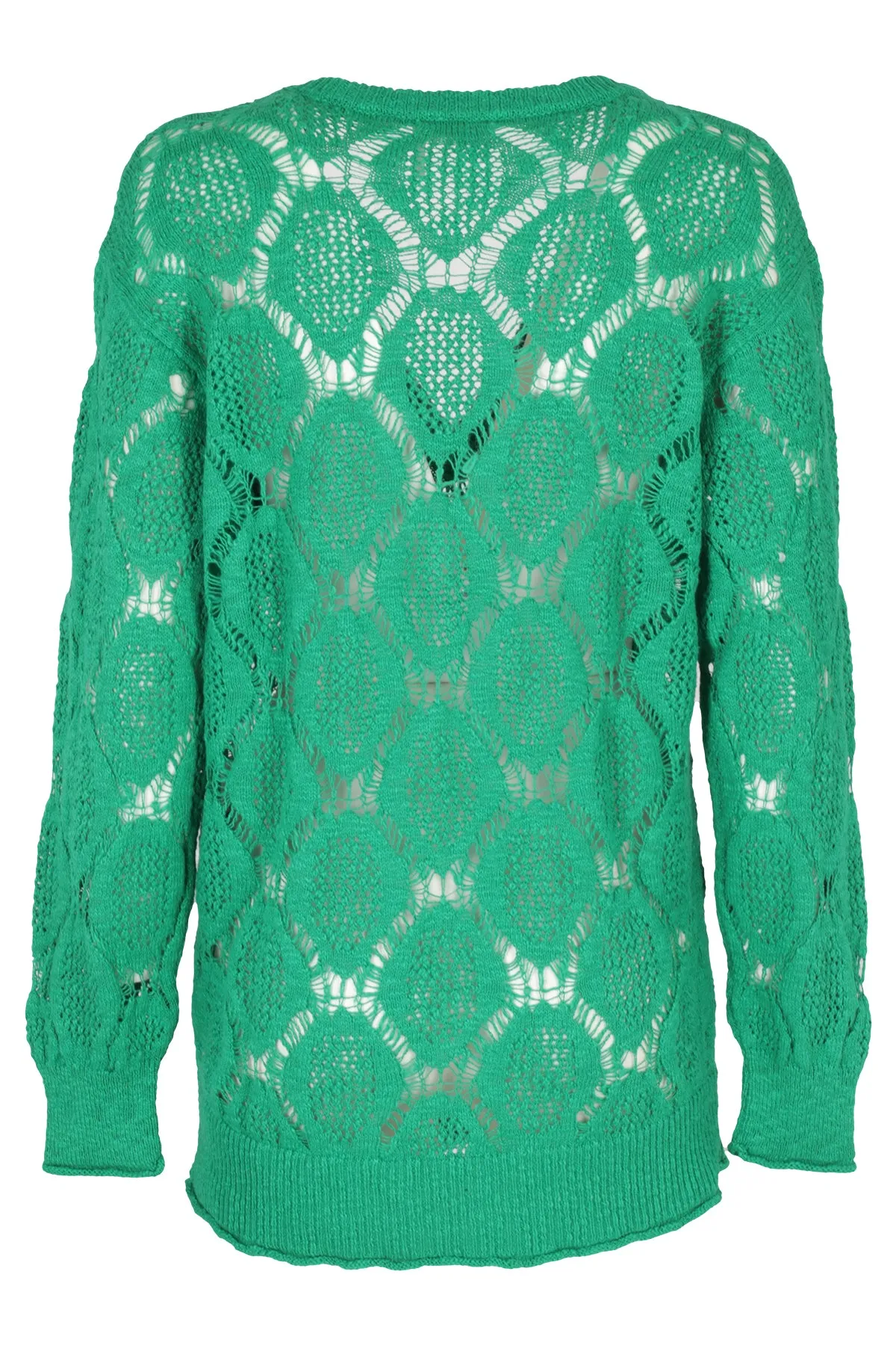See By Chlo V-Neck Embroidered Long Sleeved Sweater