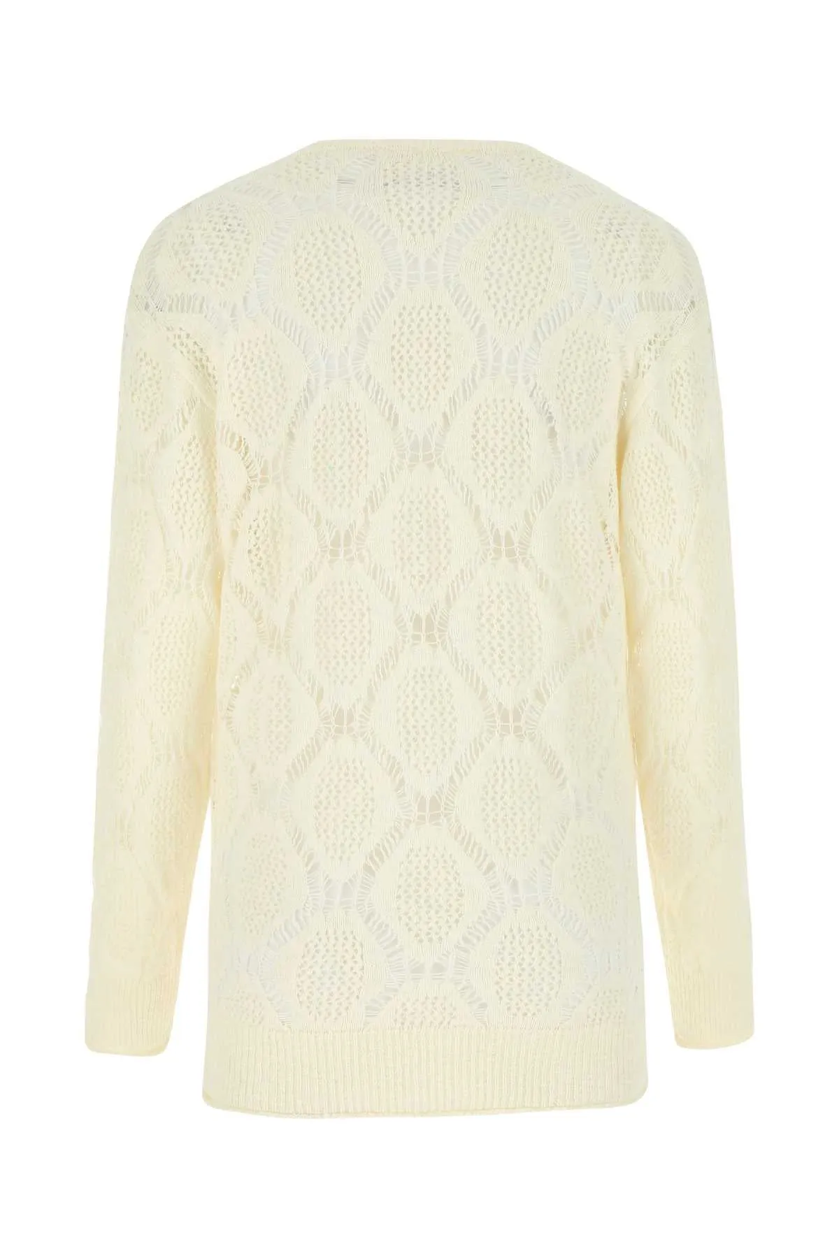 See By Chlo V-Neck Embroidered Long Sleeved Sweater