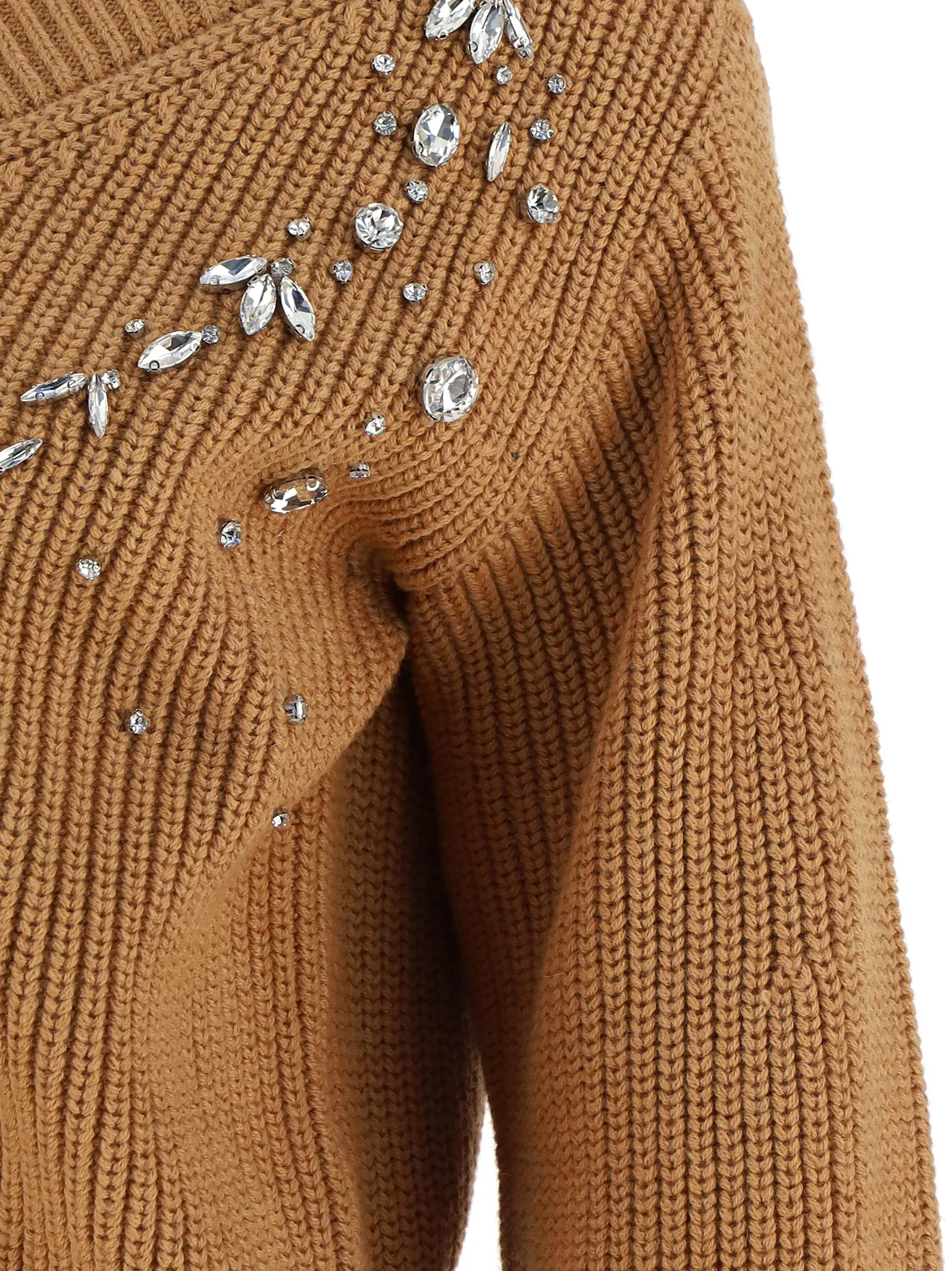 Self-Portrait Embellished V-Neck Knit Cardigan