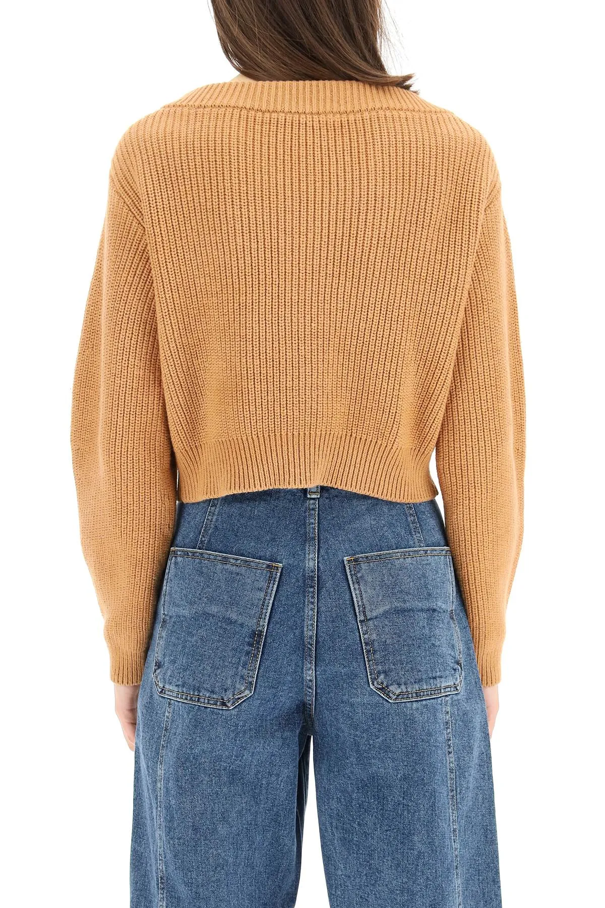 Self-Portrait Embellished V-Neck Knit Cardigan