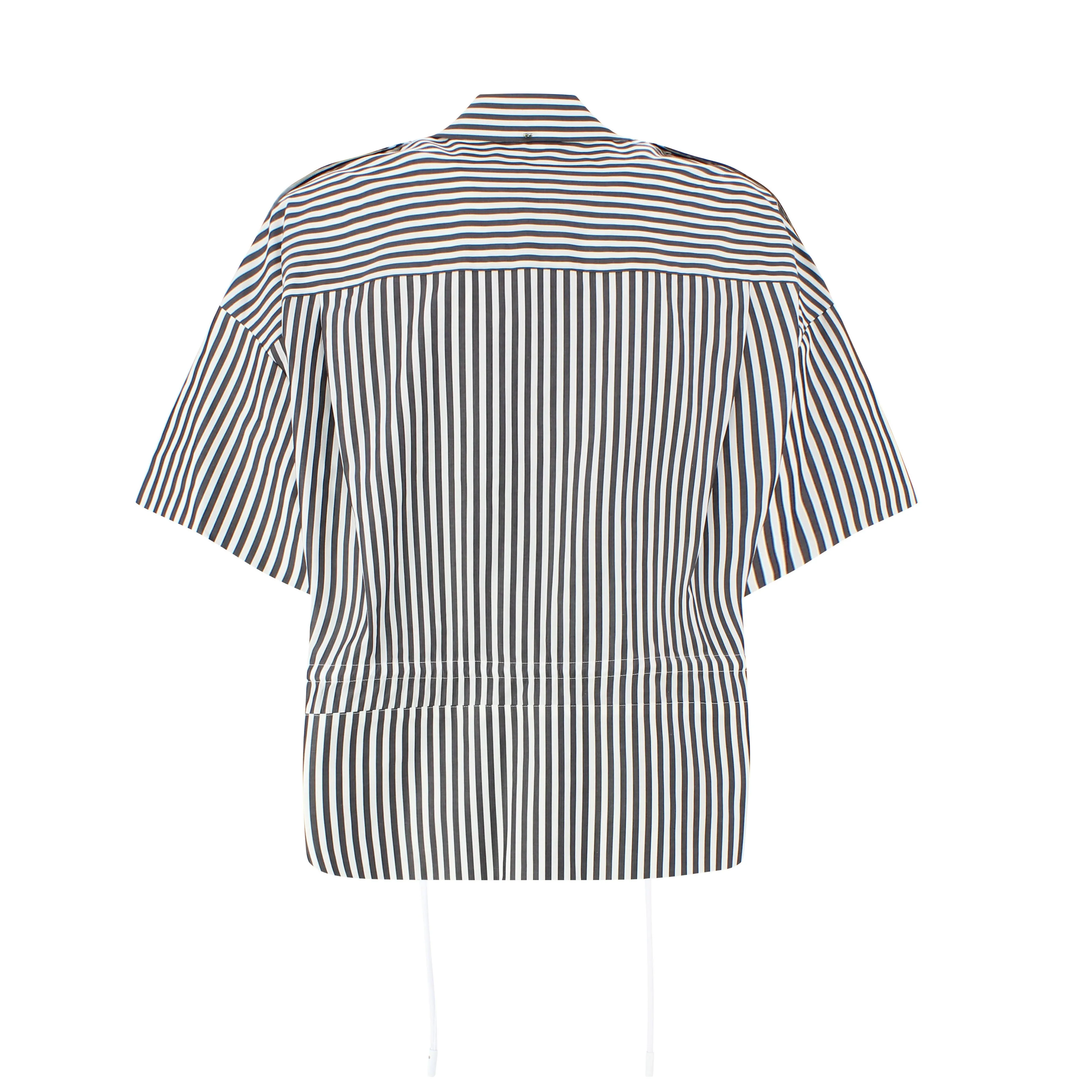 Sportmax Elettra Drawstring Waist Poplin Shirt