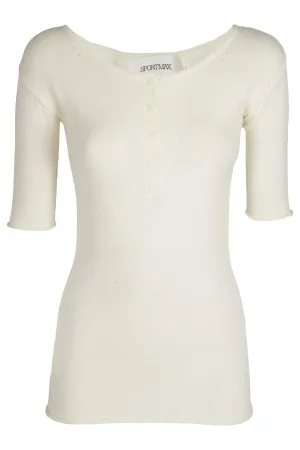 Sportmax Ovest Buttoned Knitted Sweater