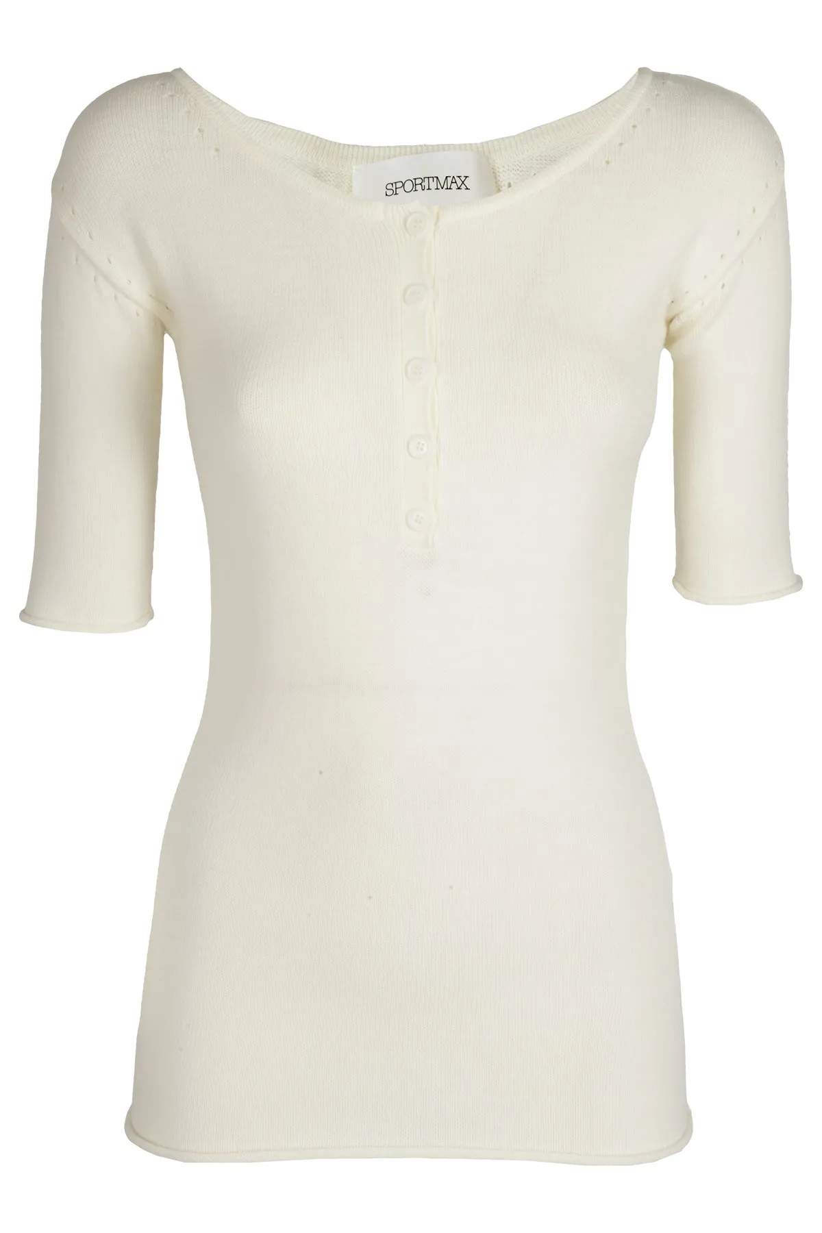 Sportmax Ovest Buttoned Knitted Sweater