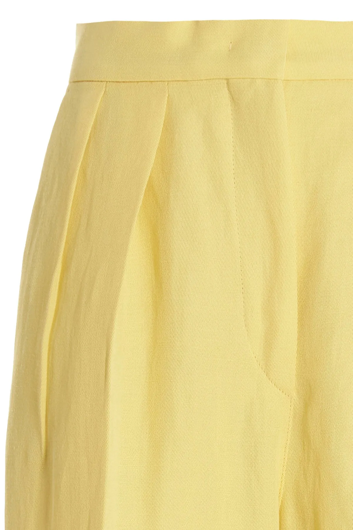 Sportmax Pleat Detailed Straight Leg Trousers