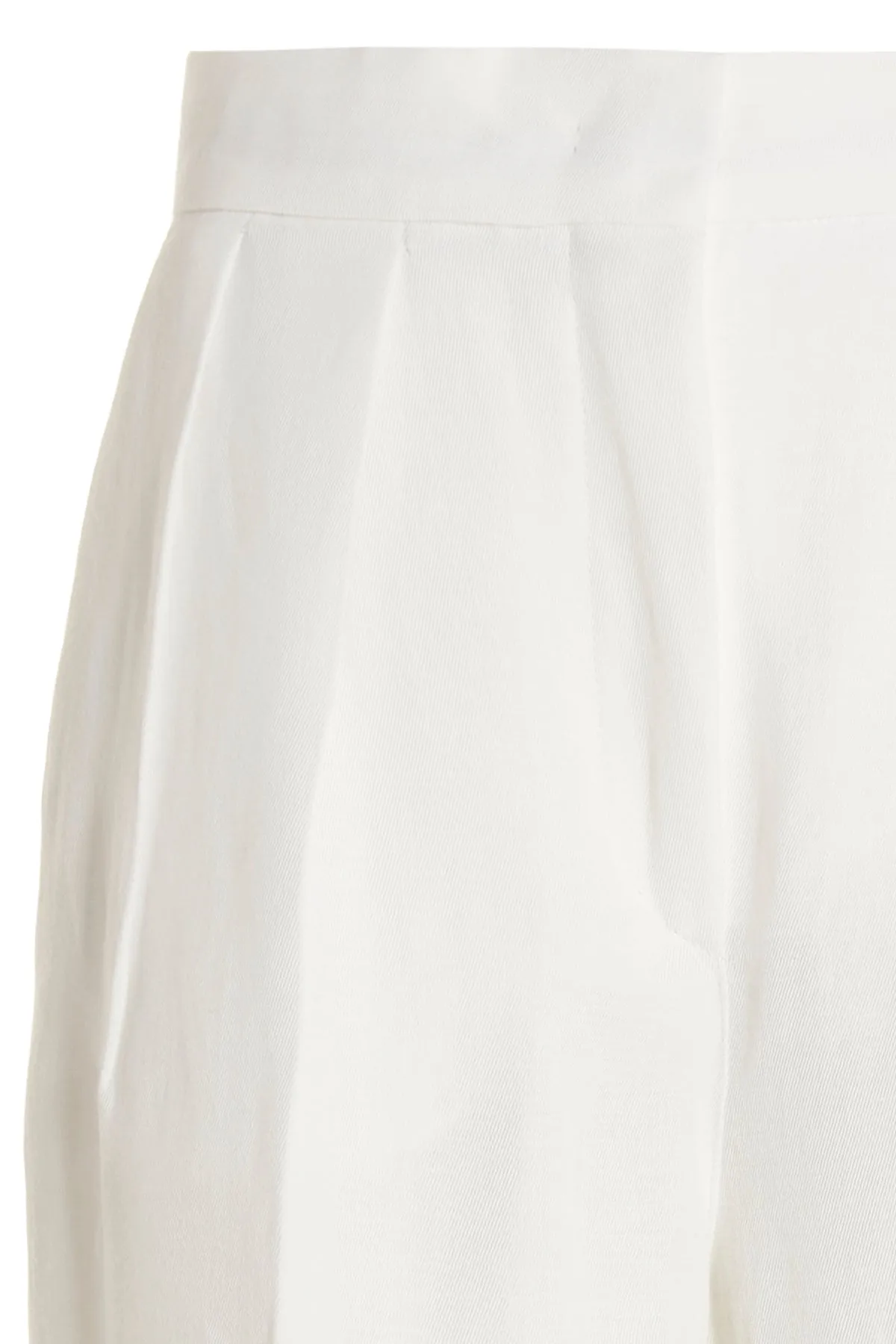 Sportmax Pleat Detailed Straight Leg Trousers