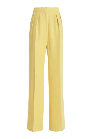 Sportmax Pleat Detailed Straight Leg Trousers