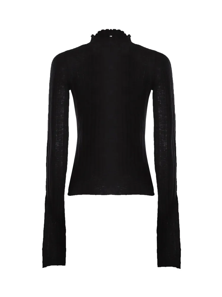 Sportmax Polo-Neck Knitted Sweater